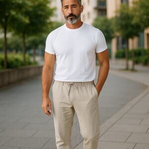 Cubavera Men's Pants Sz S 30 Linen Viscose Blend